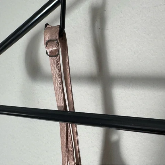 NWOT L’Agene V-neck Silky Slip Dress Size 2 Copper Gold - Picture 9 of 9